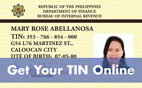 bir tin id online application.